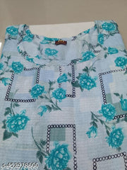 Polyster/Crepe fabric-Women Ethnic Wear Women Crepe Fabric Printed Straight Kurti, Size -S, M, L, XL, XXL, 2XL, XXXL, 3XL, 4XL, 5XL ( New Arrival New Design Fashionable Kurti )