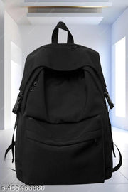 Muchova Latest Fashion Black Colour Casual Stylish Antic Design College Girls Bag School Backpack(Women Backpack Girl Bag Anti Theft Backpack For Girl)