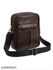 Crossbody Sling Bags || Stylish Shoulder Men & Women Cross Body Bag || Office Business Messenger Bag Water Resistant for Men and Women || (Pack of 1) || Brown Colour