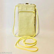 Women Clutch Silk Saree Mobile Pouch Waist Clip Ladies Phone Purse for Gift Mobile Bag / Mobile Hanging pouch / Potli Bag Sling bag