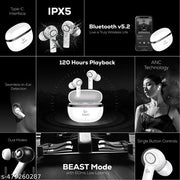 Storm Earbuds 12 hours playtime bluetooth wireless headphones earphone bluetooth headset