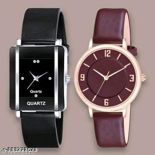 Ethnic Diamond Studded Case Dial Designing Gorgeous Slim Leather Belt Analog Watches