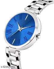 Stylish Stainless Steel Strap Analog and Digital Led watch for Women