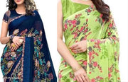 Trendy Georgette Women's Combo Sarees