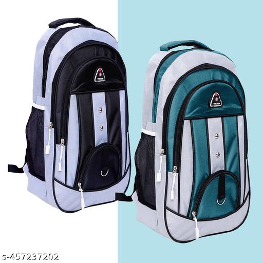 Elite 34L All Season Men's Backpack Suitable for Higher Grade School / College Students / Office/ Laptop bags for all day use Water-Resistance Fabric (Combo Pack of 2)