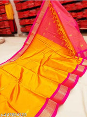 Zari buta paithani cotton silk saree