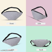 KRISHI Stylish and Functional Waterproof Leather Waist Bag for Men and Women with Adjustable Waist Belt Travel Pouch