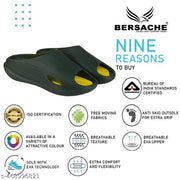 Bersache  Lightweight Stylish  Slipper  With High Quality Sole For Men (Green-6146)