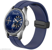 Chonograph Date Display Radium Dial Analoge Magnetic Belt Watch for Men S_18023