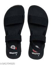 Waypoint Sandals for Women | Fancy Flat Party Wear Sandal for Coaching, Office & Casual Wear - Black Color Cheapest rate