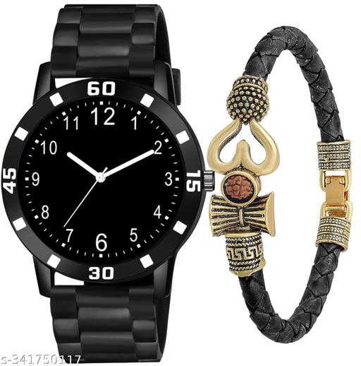 HC HARMI CREATIVE Staylish Modern Men Watches with Bracelate