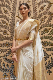Jacquard Work Banarshi Silk Saree