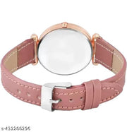 New Fancy Flower Bf  Analog Watch With Black LED Watch Combo Free Led Light For Kids Watch For Girls