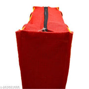 Juteka Multicolor, Eco Friendly, Multipurpose Jute Bag with Zipper Closure