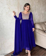 women's fancy embroidery kurti with dupatta