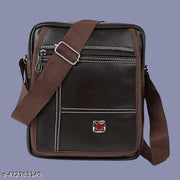 Cool Indians PU leather sling bag, Cross Body Bag Men’s | Stylish Shoulder Bag Men | Versatile Hand Bag for Men | Ideal for Travel & Office | Sling Bag Mini Passport Shoulder Strap Bag