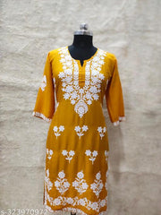 CHIKANAKARI WORK FOR ONLY KURTI