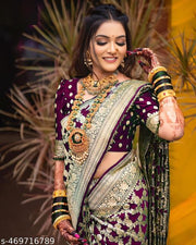 banarasi saree banarasi silk sarees 2024 new design party wear wedding collection