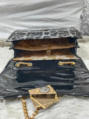 Fancy stylish tigar print purse for ladies