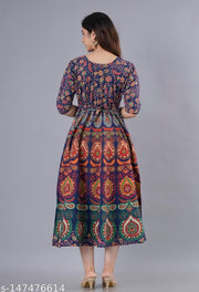 Women's Jaipuri Cotton Printed Kurti