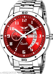LOIS CARON LCS_8325 Trending Day & Date Functioning for Boys Analog Watch - For Men ()