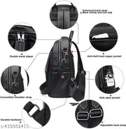 MomsyStore Leather Backpacks For Girls And Women