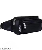 Meesho Top Trending Selling Waist Bag Artificial or PU leather Pouch Outdoor Casual Sports Pockets Cycling Hiking Camping Workout & Multipurpose use Pouch waist bags Ideal For Men and Women