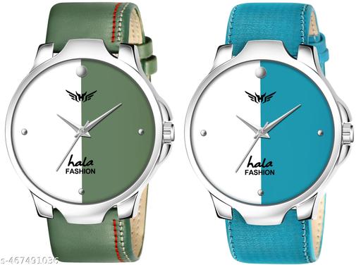 Combo of 2 | Genuine Leather Straps | Boys Series Analog Watch