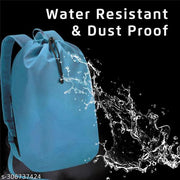 Krishiv Mountains 15 Litre Casual / School / College / Student Water Resistant Travel Backpack (Sea Blue)