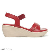 Kajmi Strepied Wedges Sandal For Women & Gilr's Trendy Comfort Fashion Latest Design Sandle For Women Fashion Casual Ethnic Wear Wedges Sandle For Woman