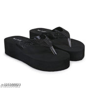 Two Soft Women's Slippers /Daily use stylish slippers/flipflop/Heels Slipper for Women & Girls /Doctor Ortho Slipper