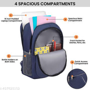 Medium 30 L School College Bag Laptop Backpack | Light Weight & Strong Stitches (Waterproof)