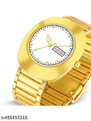 Boy's Analog Watch Golden Color