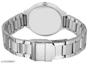Unique and attractive solid round dail high quality stainless steel chain watches for girls and women