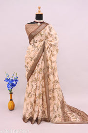 COTTON LILAN SILK SAREE