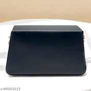 Stylish look sling bag,latest and trendy Sling Bag for girl & Women|Stylish Black Glossy Handbag with Gold ChainStylish new sling bag for Girls and women,