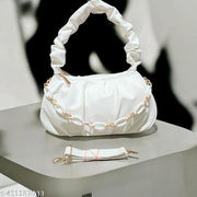 Elegant White Ladies purse Perfect for Every Lady's Drive handbag for women and girls siling bags for women stylish latest design beutiful handbag for girls and women