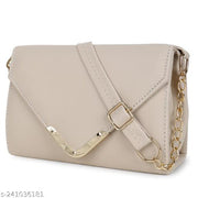 Women White Sling Bag
