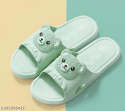 Women's Home Flip-Flops & Slippers Summer Indoor Bath Couple Bathroom Non-slip Unisex Sandals and Slippers Cute Teddy Flip Flops || Daily wear || Casual Wear ||