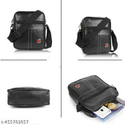 Stylish Professional Casual Synthetic Leather Bag/Shoulder Bag for Men/Travel Bag/Cross Body Bag/Office Business Bag/Messenger Bag/Stylish Sling Bag for Men & Women