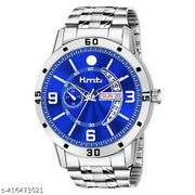 HMTR BLUE DAY AND DATE WORKING ANALOG WATCH FOR MEN AND BOYS