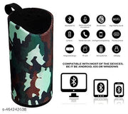 NEW PORTABLE BLUETOOTH SPEAKER 5W,TF CARD SLOT,USB SLOT,FM RADIO,AUX SLOT,PLAY BUTTON ,HIGH BASS 4TO5 HOUR PLAY BACKCLEAR SOUND, Avileable Color We Send(उपलब्ध रंग हम भेजते हैं)