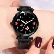 Magnetic Belt Analog Watch for Girls & Women