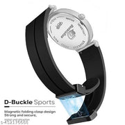 Date Function  Magnet Strap Analog Watch for Men & Boys Silver_26000k
