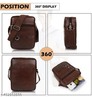 IX IXORA Brown  Sling Bag Mini Size  Sling Bag Men & Women Casual Sling Bag Beown Fashion sider for Boy & Men  new  year  offer