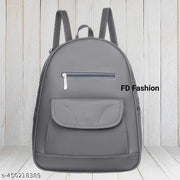 Trendy Premium  water proof 20L  Grey  Backpack for women I college backpack I picnic backpack I travel backpack I ladies backpack I girls backpack I backpack for  girls I trendy backpack I laptop backpack I