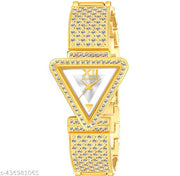 Stylish Triangle Watches Trending Watches Party Wear Watches Wrist watches Wedding Watch Classic Watches for Women Watches & Girls