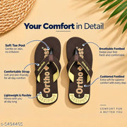Ortho + Rest Doctor Slippers for Women | Extra Soft and Comfortbale Women Slippers| Brown Slipper For Women| Women's Slipper Under 300