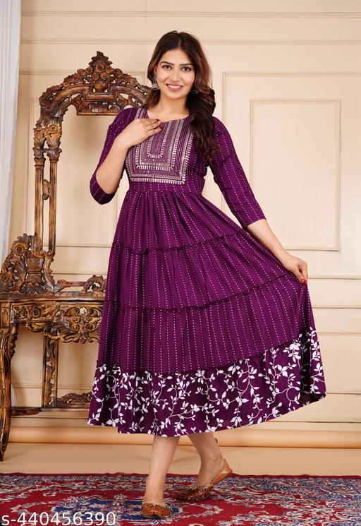 New Stylish latest Gown kurta for Women