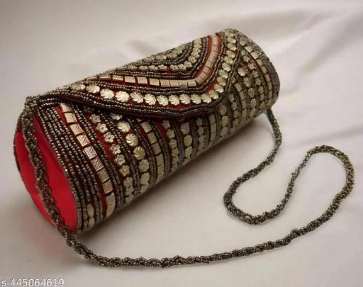 Bridal Handcrafted Hand Clutch/Handbag/Purse for Women and Girls